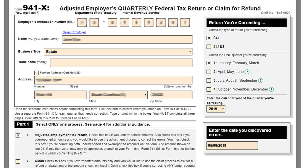 How to Complete & Download Form 941X (Amended Form 941)?